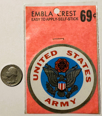 Vintage 1960s Embla Crest Army Patch Stirs Nostalgia