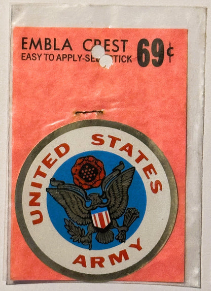 Vintage 1960s Embla Crest Army Patch Stirs Nostalgia