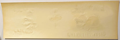 Antique 1900s Butterfly Gold Embossed Strawberry Beets Label