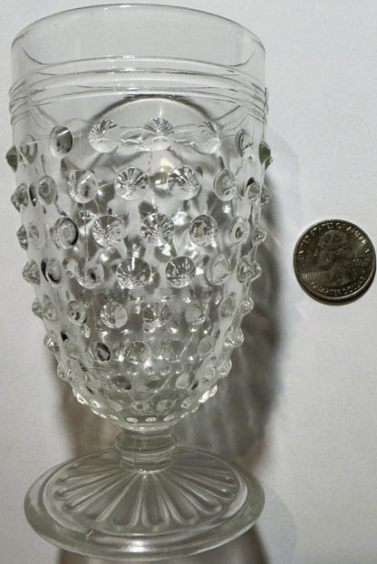 Vintage 1950s Anchor Hocking Hobnail Pieces, Shot and Juice Glass, Americana!