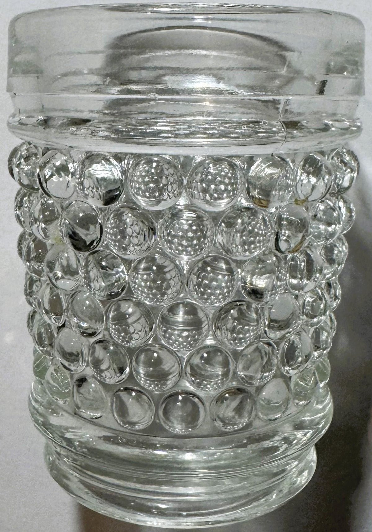 Vintage 1950s Anchor Hocking Hobnail Pieces, Shot and Juice Glass, Americana!