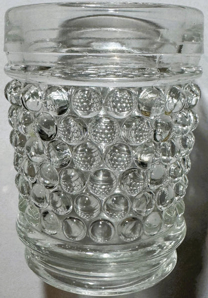 Vintage 1950s Anchor Hocking Hobnail Pieces, Shot and Juice Glass, Americana!