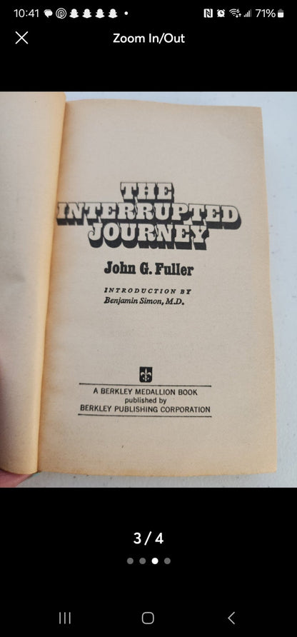 Interrupted Journey by John G. Fuller documented case of contact with Alien Bein - I Bought a Yard Sale