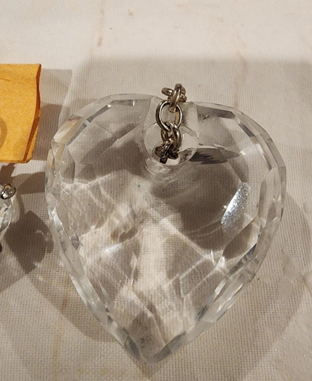 Jewelry Set Matching Adjustable Heart Ring Earrings & Pendent - I Bought a Yard Sale
