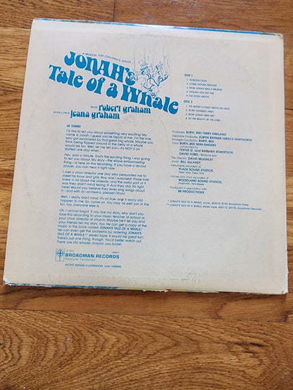 Jonah's tale of the whale 1974 Broadman VTG record vinyl Kids Stories - I Bought a Yard Sale