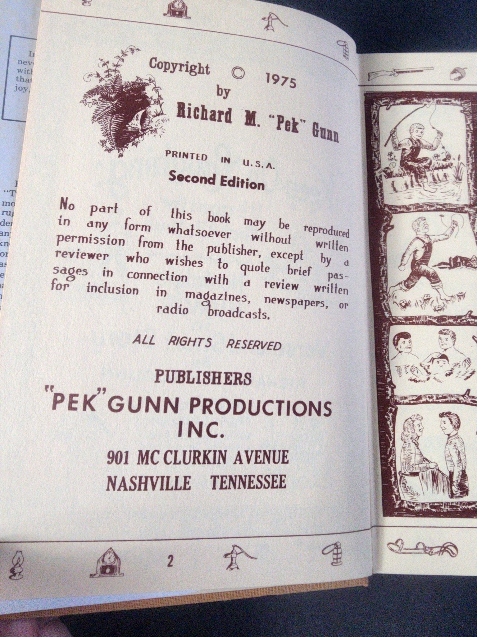 Keep on Laughing: Tennessee Folk Lore by "Pek" Gunn (1975 Hardcover) - I Bought a Yard Sale