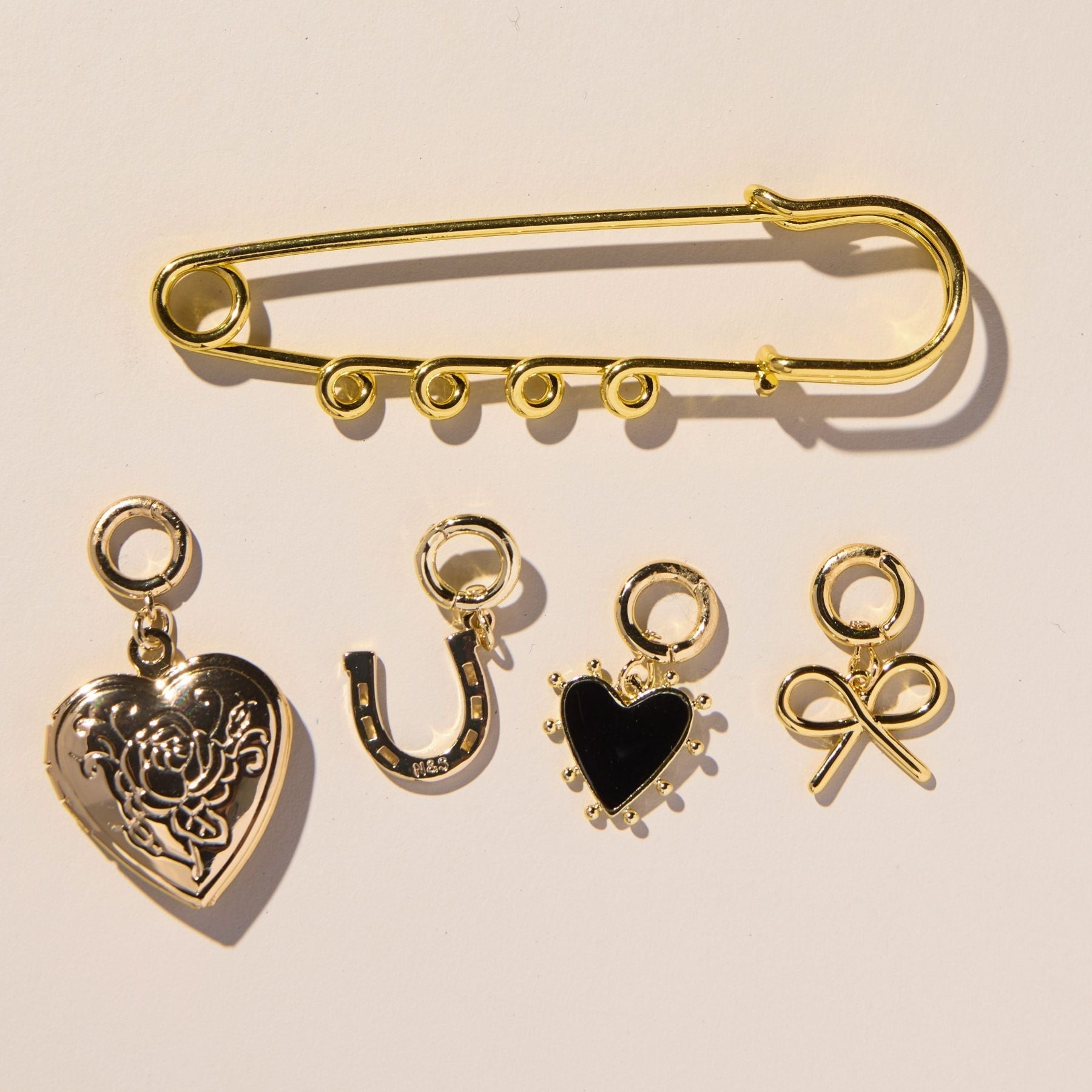 Large Safety Pin Brooch - I Bought a Yard Sale
