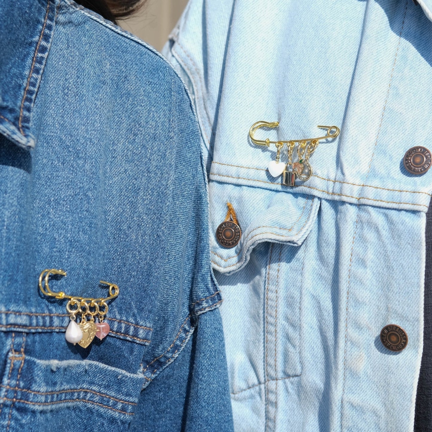 Large Safety Pin Brooch - I Bought a Yard Sale