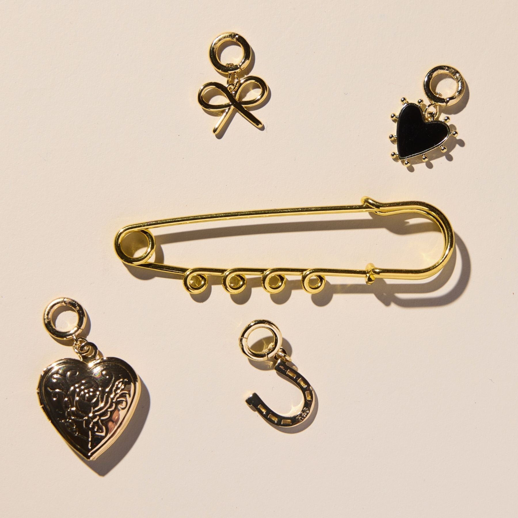 Large Safety Pin Brooch - I Bought a Yard Sale