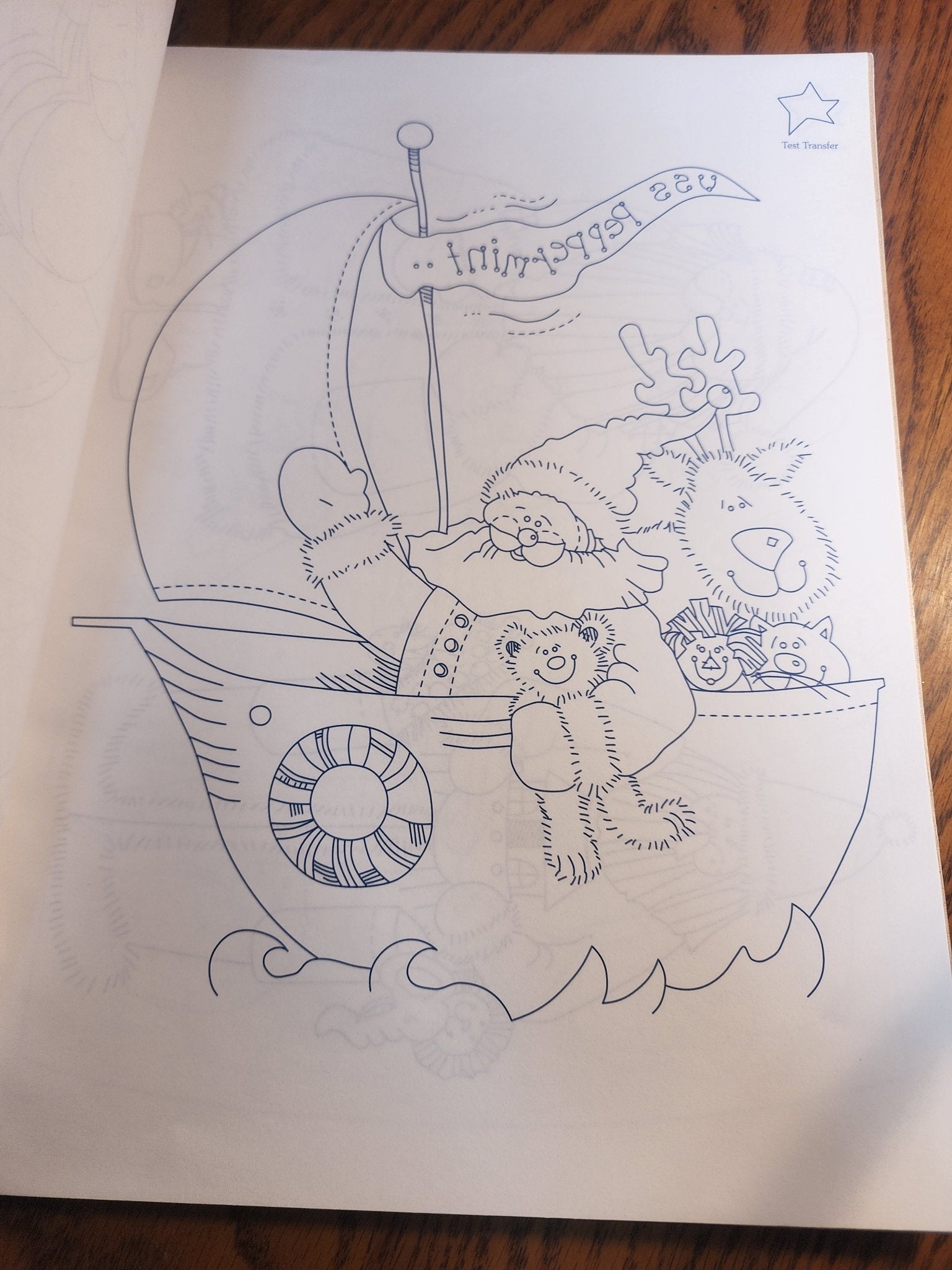 Leisure Arts Santa Collector Iron - On TRANSFERS Book 1655 Kathy Rueger 1996 - I Bought a Yard Sale