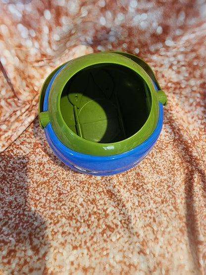 Leonardo TMNT Teenage Mutant Ninja Turtle Viacom Candy Carry Bucket Halloween - I Bought a Yard Sale