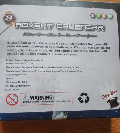 Magic & STEM Advent Calendar - A Magical Fusion of Magic, Science Toy & Gemstone - I Bought a Yard Sale