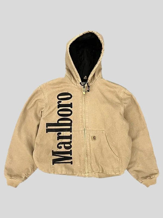 Marlboro Carhartt Hooded Bomber Jacket - I Bought a Yard Sale