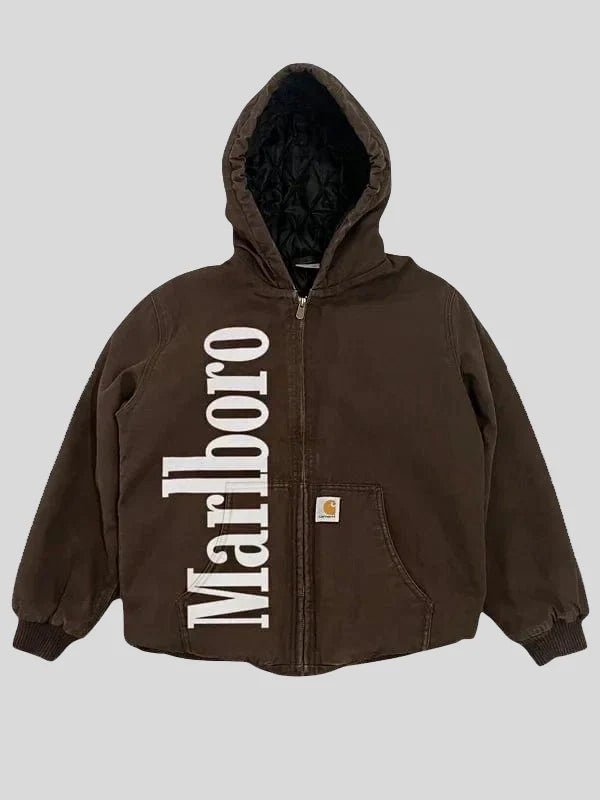 Marlboro Carhartt Hooded Bomber Jacket - I Bought a Yard Sale