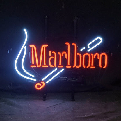 Marlboro Design Real Glass Hand Bent Neon Signs Light - I Bought a Yard Sale