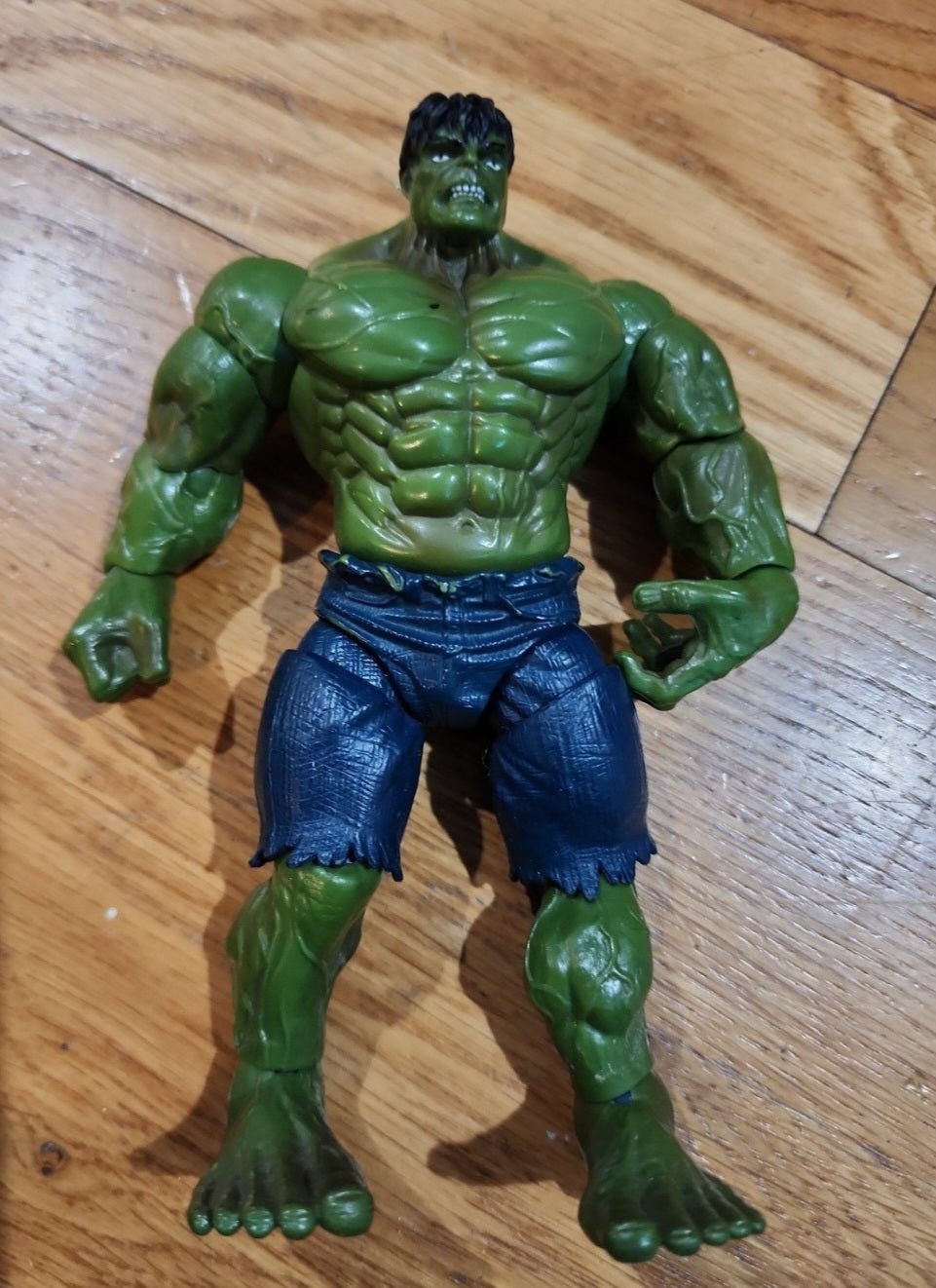 Marvel The Incredible Hulk Movie 6" Action Figure Hasbro 2007 Hulk Blue Jeans - I Bought a Yard Sale