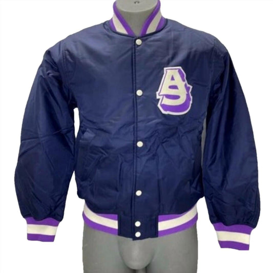 Men's Barren Primary Full Snap Varsity Jacket - I Bought a Yard Sale