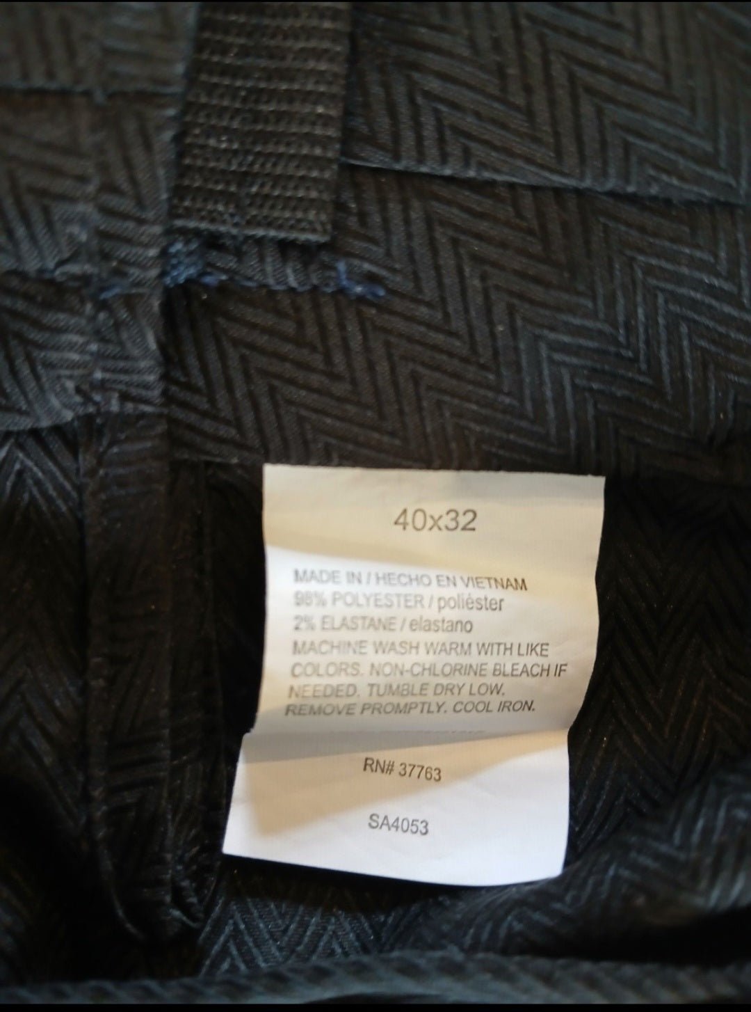 Men's Savane Classic Navy Pants 40" x 32" - I Bought a Yard Sale