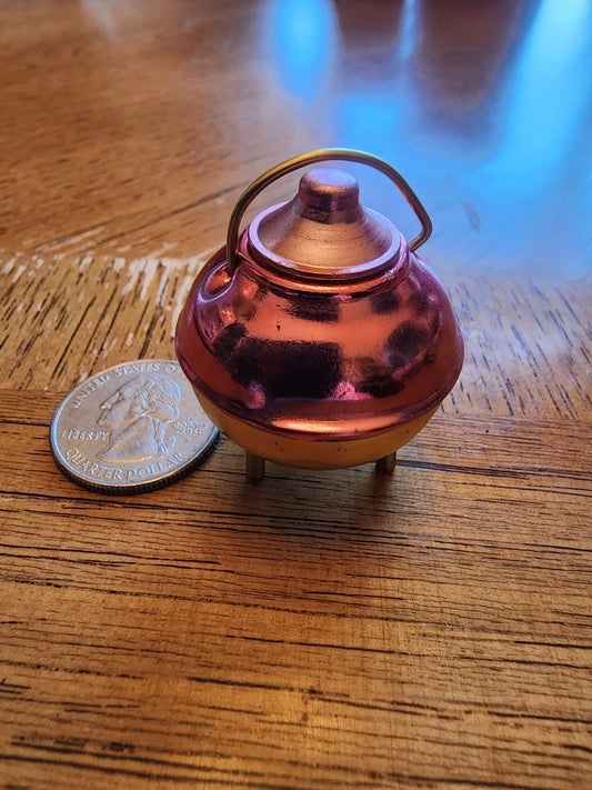 Miniature Copper look Soup Tureen for dollhouse - I Bought a Yard Sale