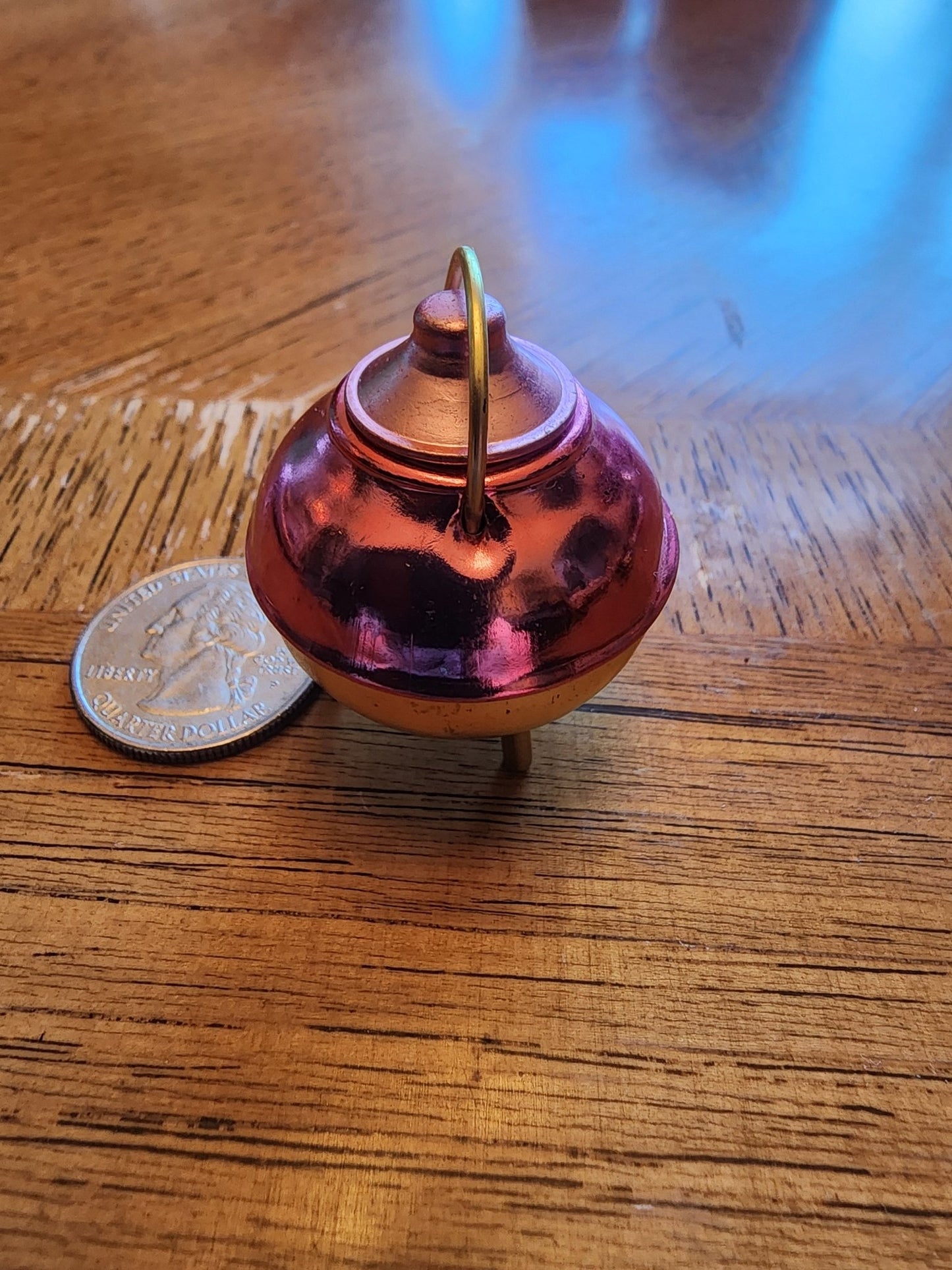 Miniature Copper look Soup Tureen for dollhouse - I Bought a Yard Sale