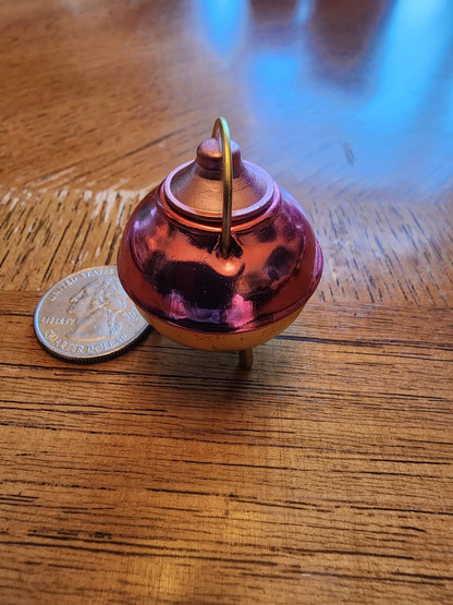 Miniature Copper look Soup Tureen for dollhouse - I Bought a Yard Sale