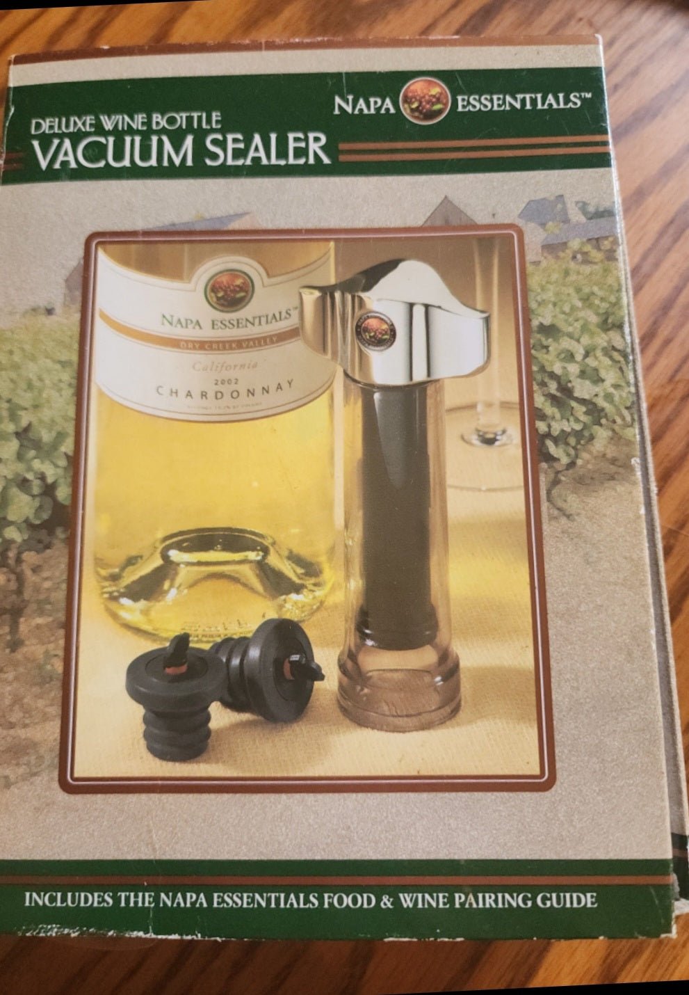 Napa Valley Deluxe Wine Bottle Vacuum Sealer - I Bought a Yard Sale