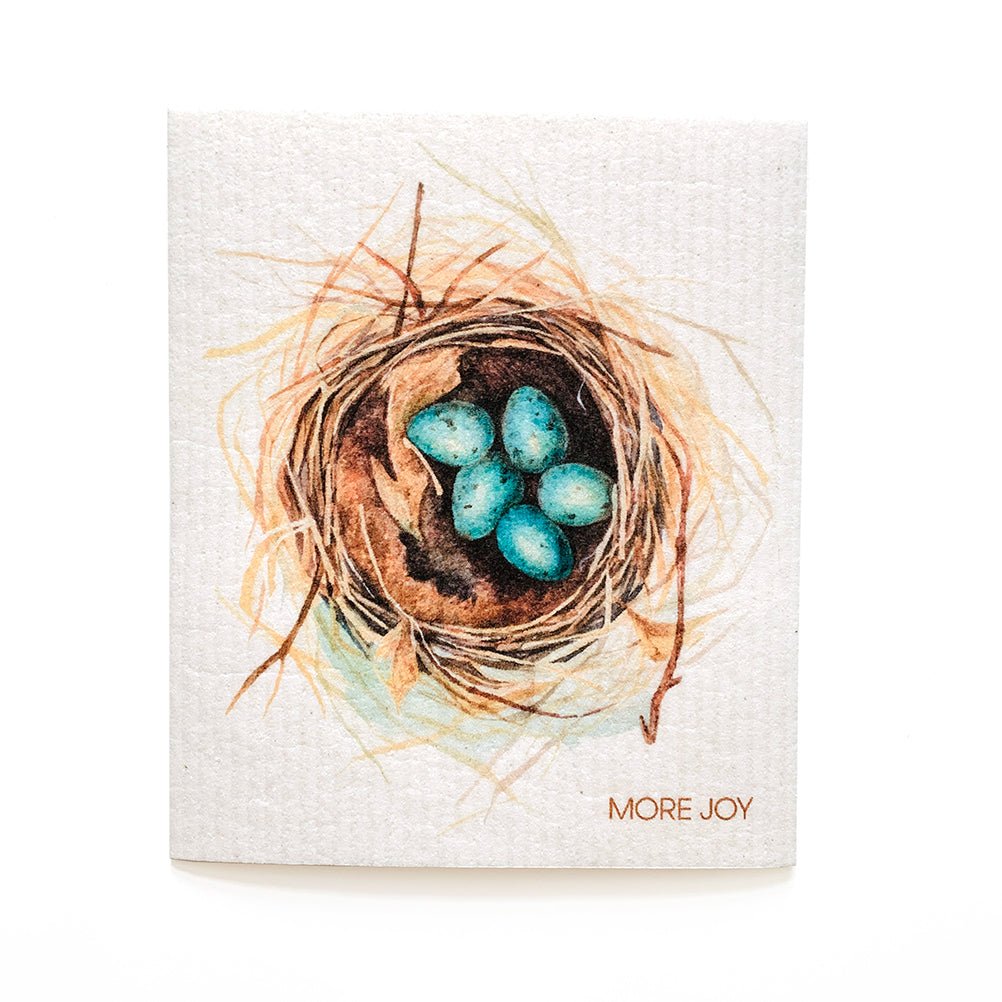 Nest with Eggs Swedish Dishcloth - I Bought a Yard Sale