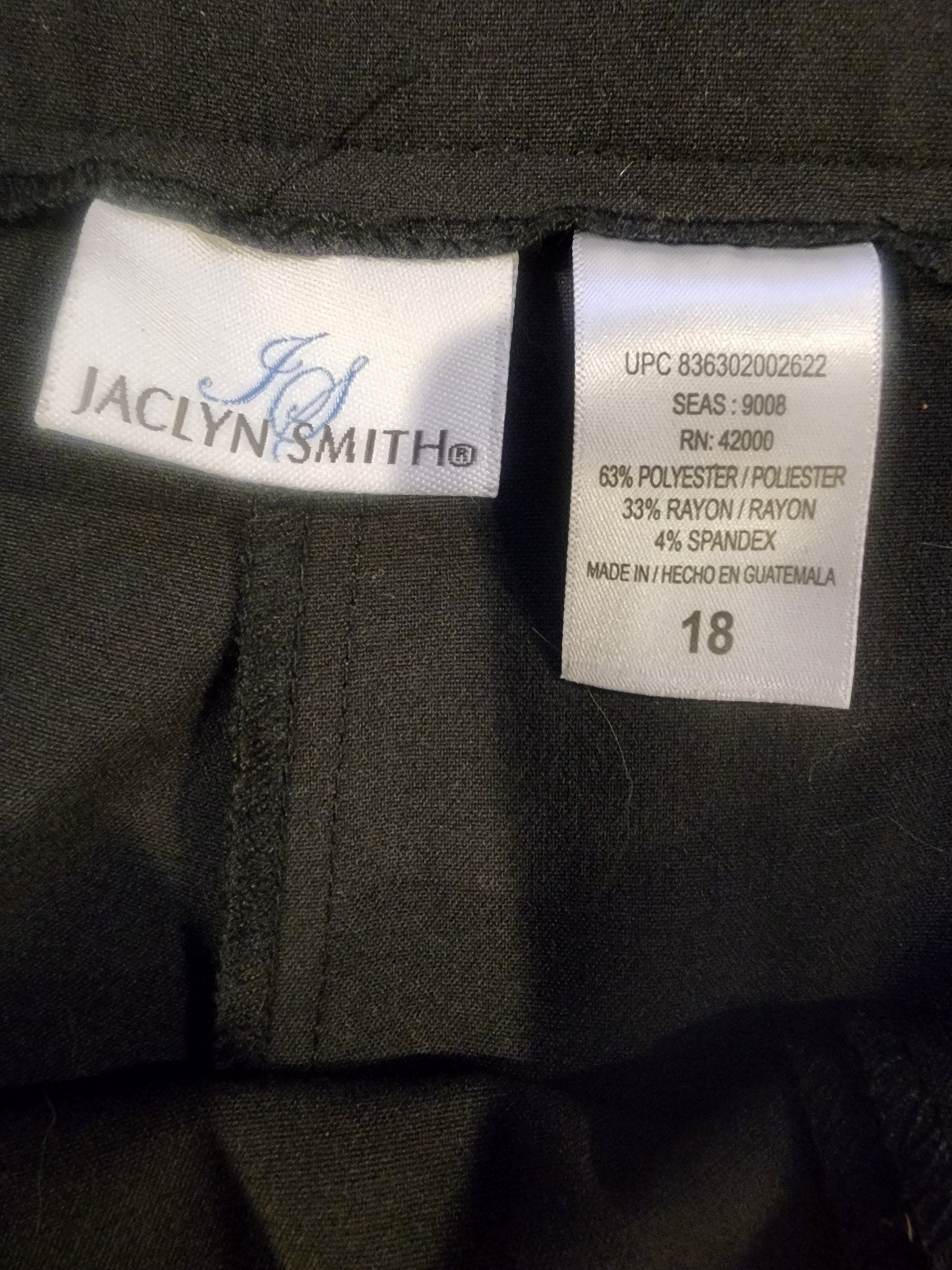 New Jaclyn Smith Women's Black Dress Pants 18 - I Bought a Yard Sale