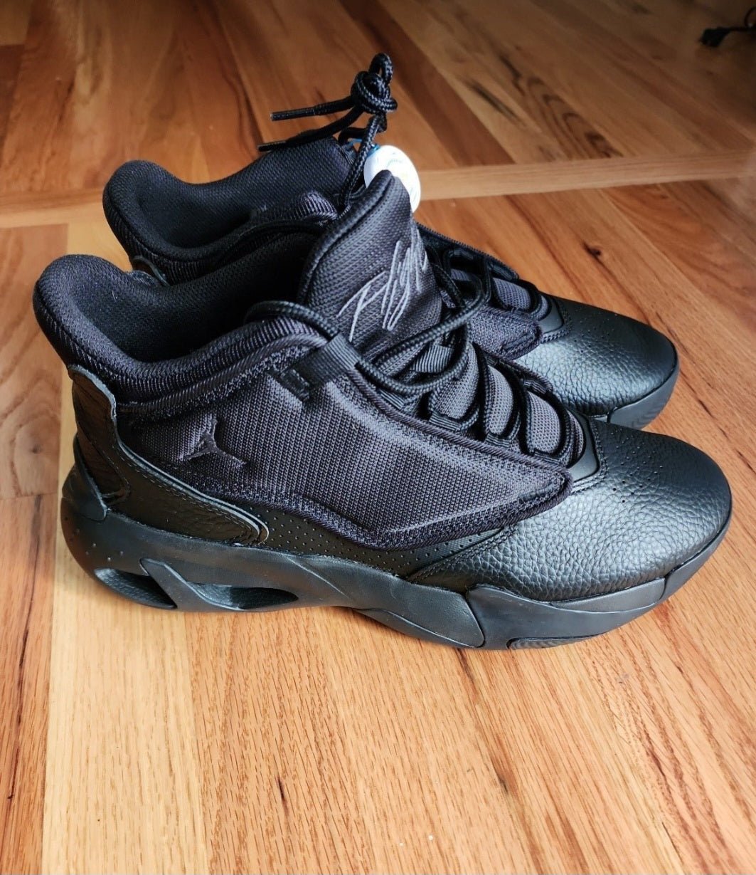 New Jordan Max Aura 4 Shoes Mens "Black Cat" Triple Black - I Bought a Yard Sale
