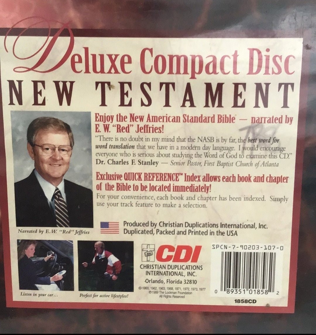 New Testament Deluxe Bible 16 CD Matthew - Revelation - I Bought a Yard Sale