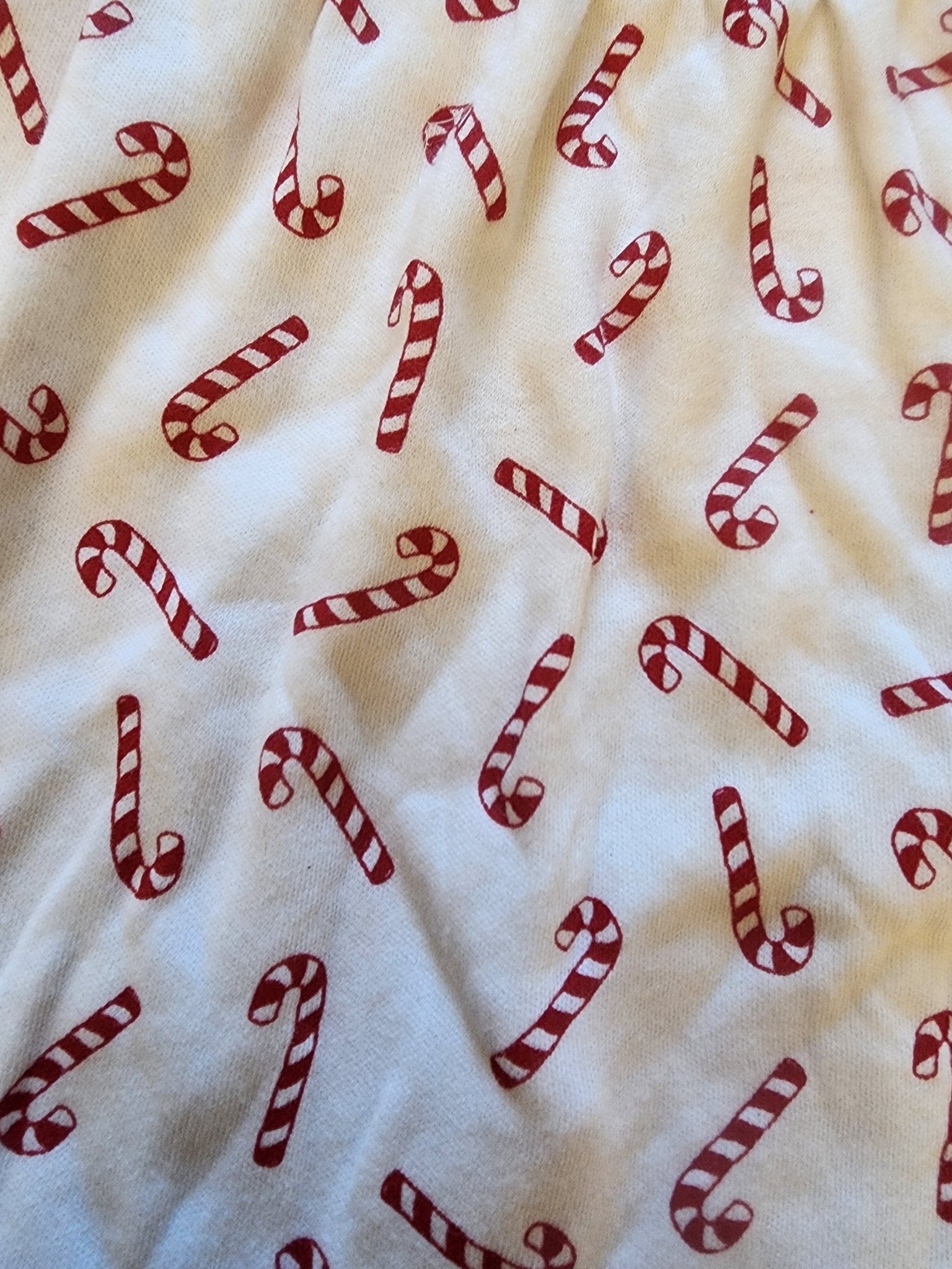 NWT Girls Hudson Baby Candy Cane Christmas Cotton Dress 6 - 9 Months - I Bought a Yard Sale