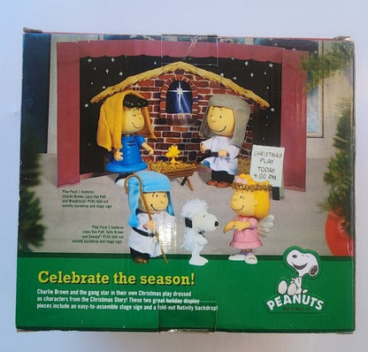 Peanuts Linus, Sally & Snoopy Nativity Pageant Articulated Action Figure Set - I Bought a Yard Sale
