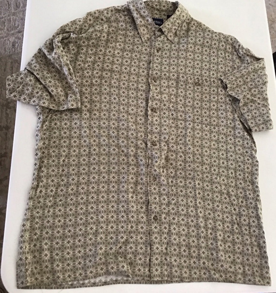 Puritan Large Men's Button - down Shirt - I Bought a Yard Sale