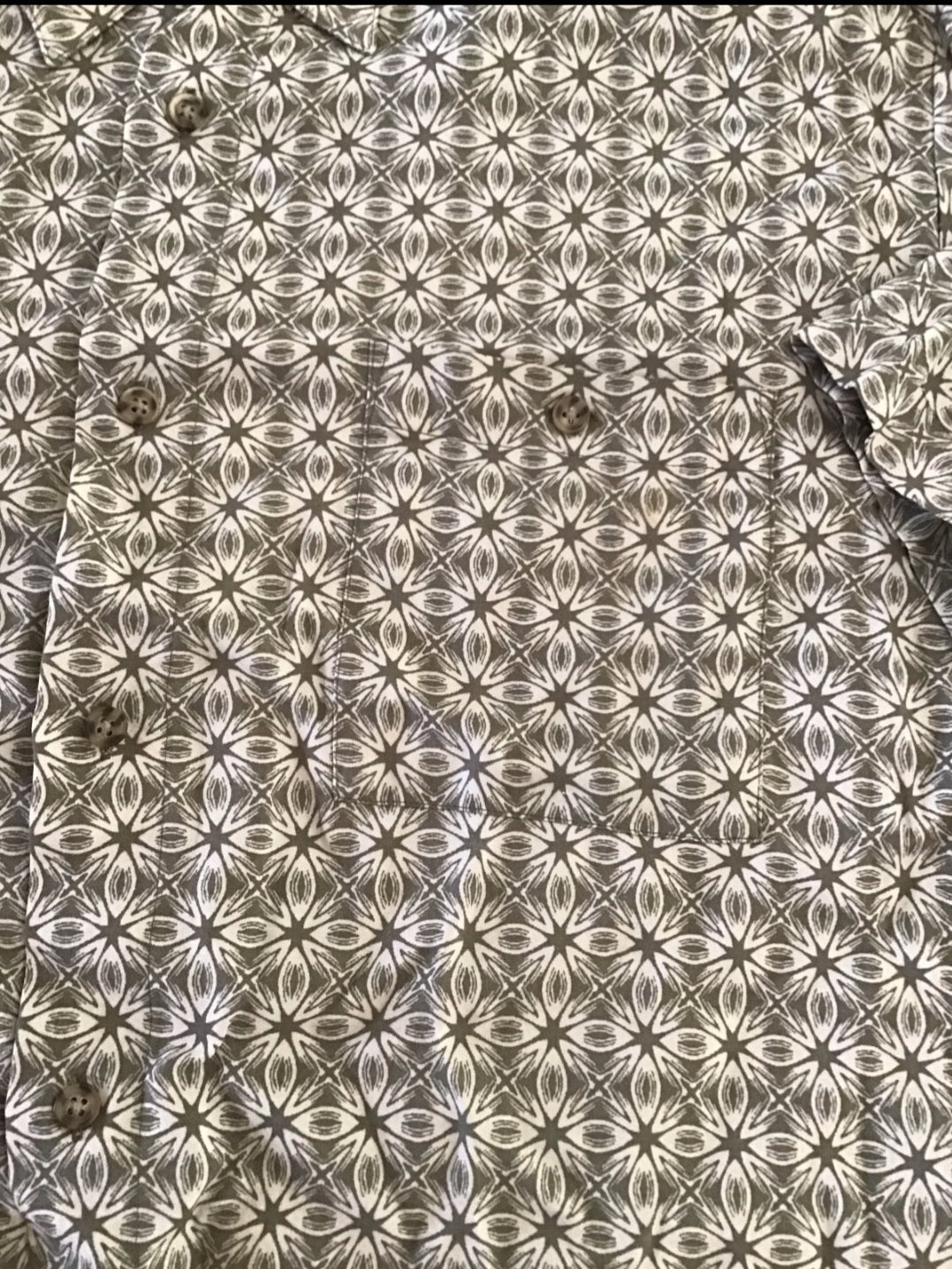 Puritan Large Men's Button - down Shirt - I Bought a Yard Sale