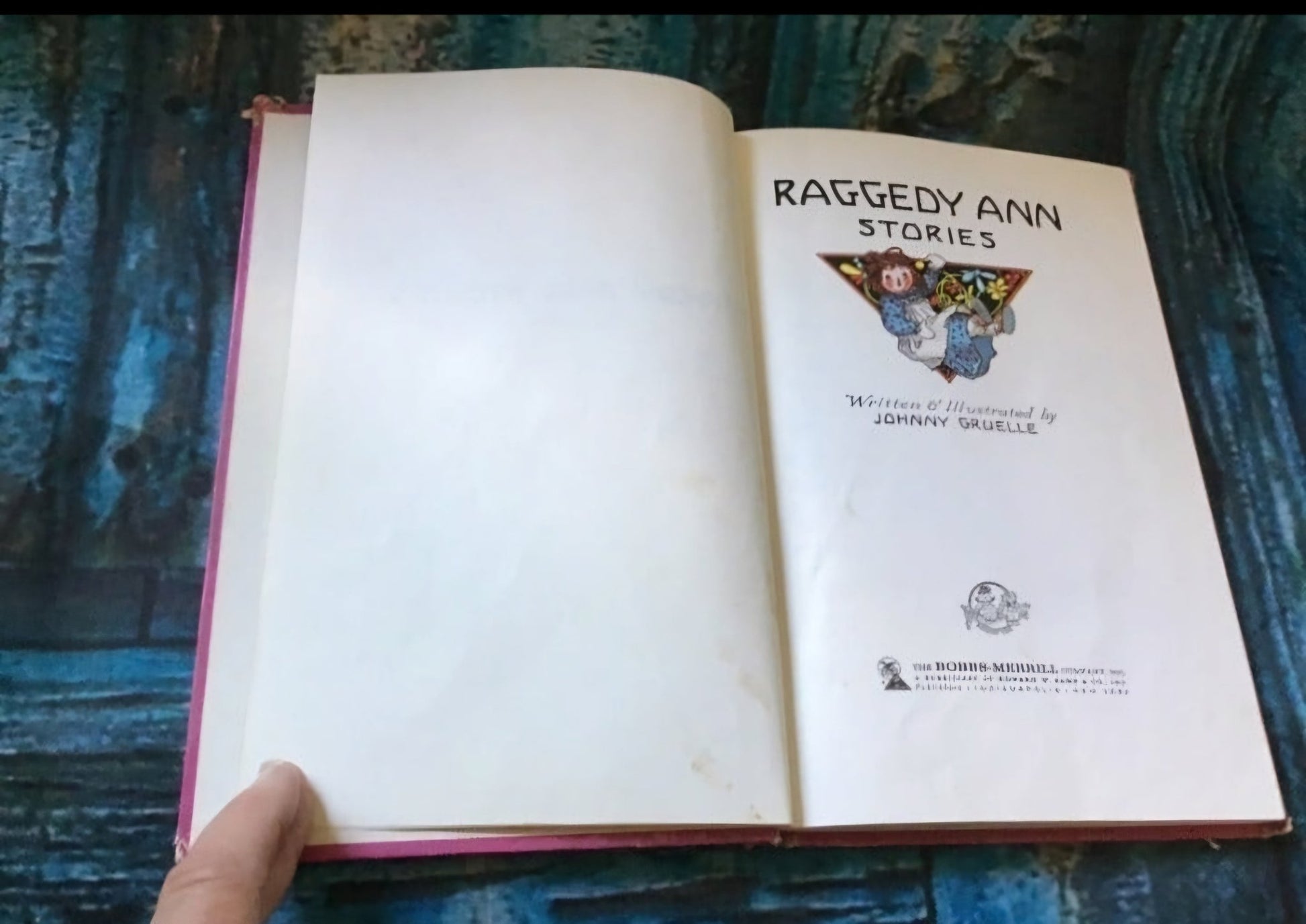 Raggedy Ann Stories 1947 Book by Johnny Gruelle - I Bought a Yard Sale