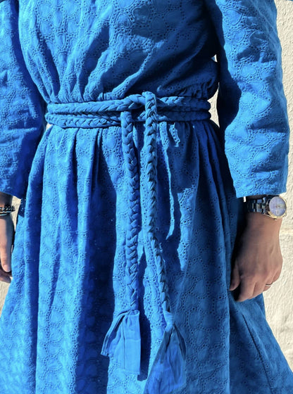 Raglan Heart Eyelit Dress - I Bought a Yard Sale