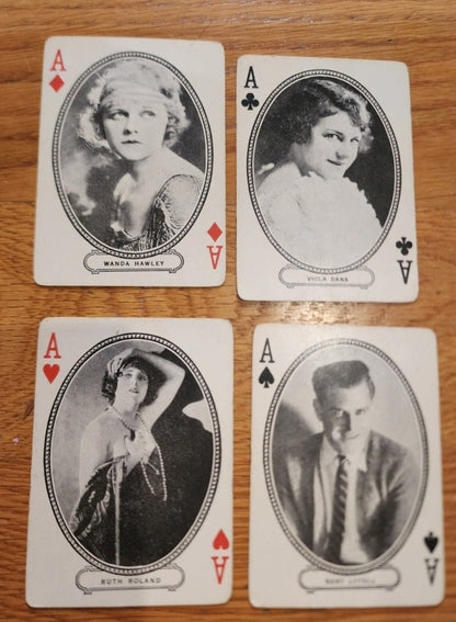 RARE! 1916 "Movie Star" Souvenir Playing Cards - Charlie Chaplin Joker! - I Bought a Yard Sale