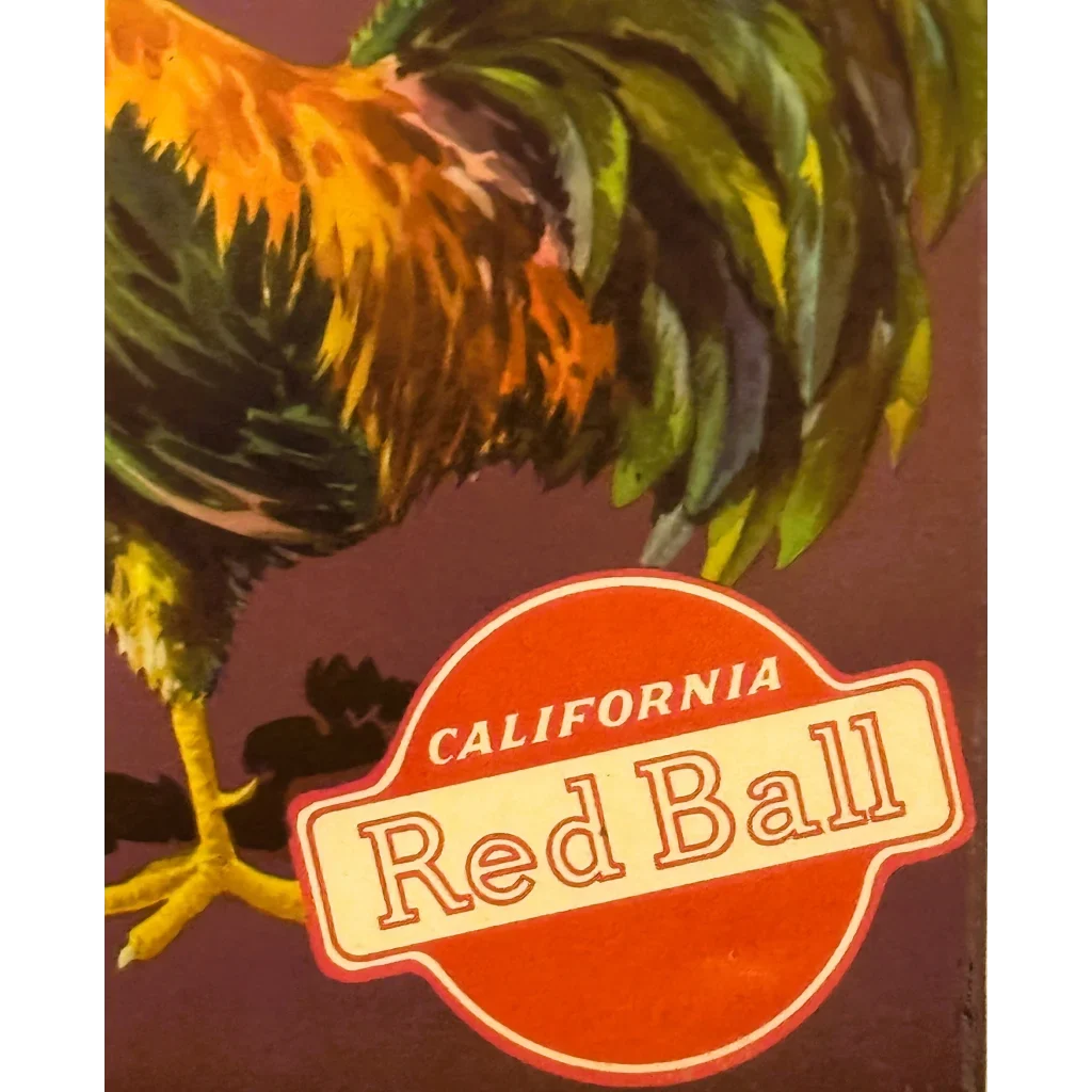 Antique 1930s Pride of Venice Cove Orange Crate Label — Klink Citrus Association, Ivanhoe, Tulare County CA