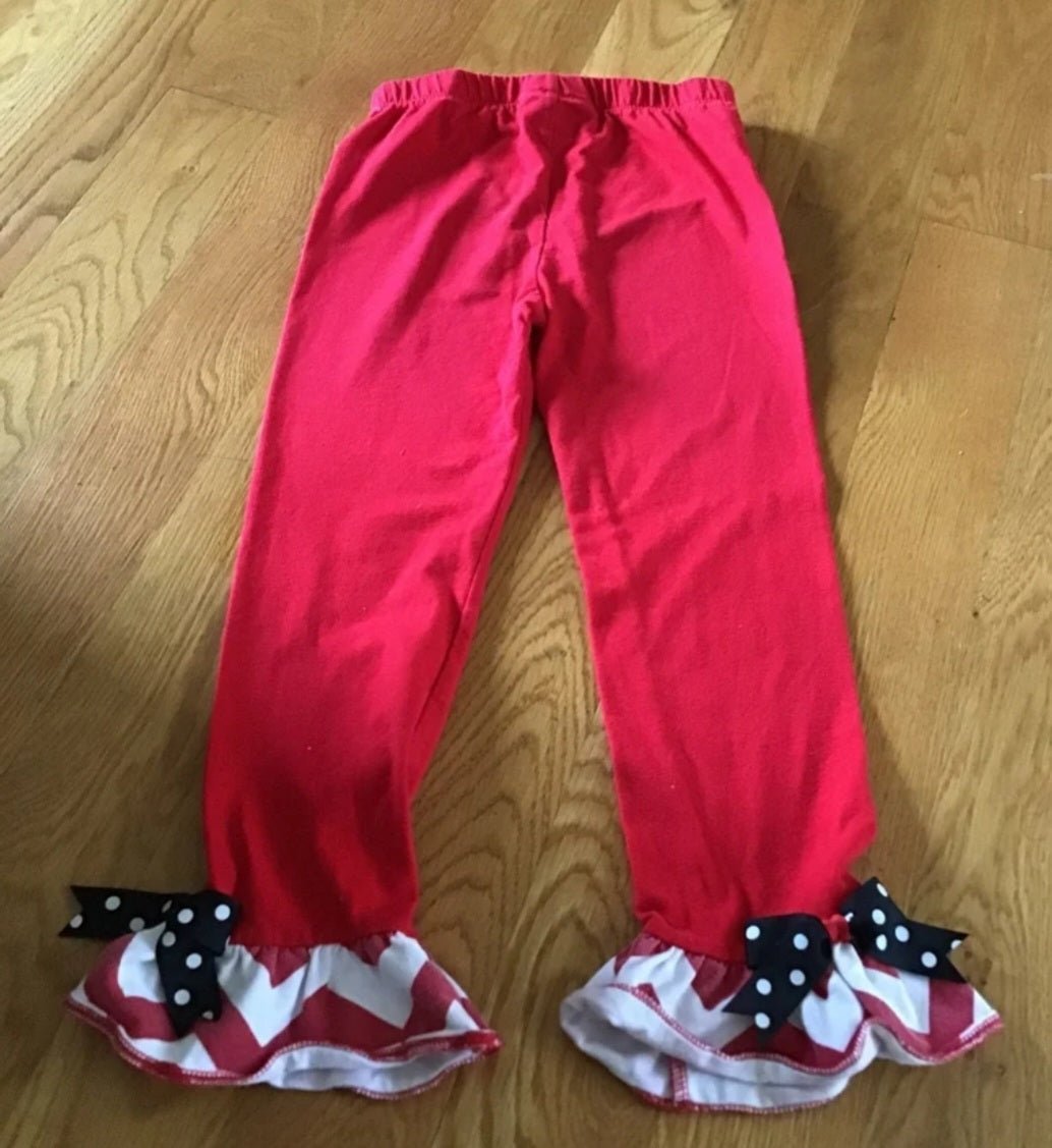 Rare Editions Girls Red and white pants 4th July 6X - I Bought a Yard Sale