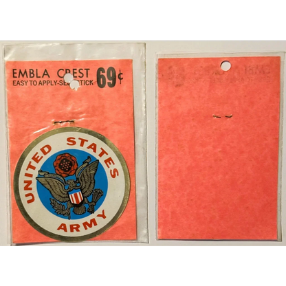 Vintage 1960s Embla Crest Army Patch Stirs Nostalgia