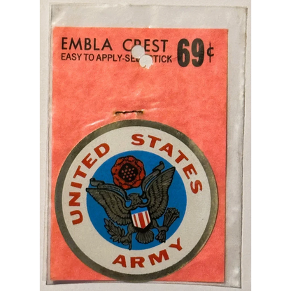 Vintage 1960s Embla Crest Army Patch Stirs Nostalgia