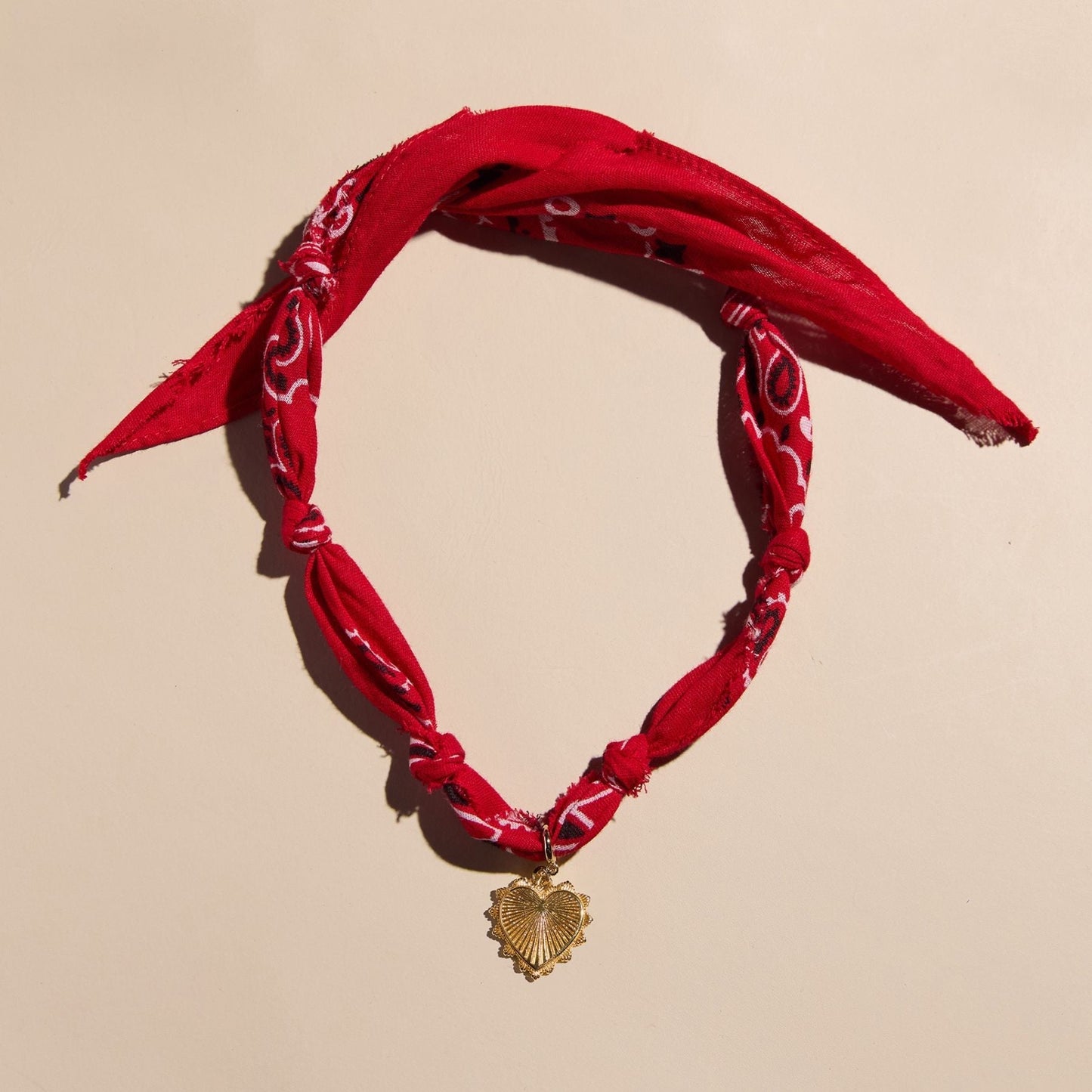 Red Bandana Necklace - I Bought a Yard Sale