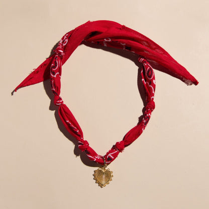 Red Bandana Necklace - I Bought a Yard Sale
