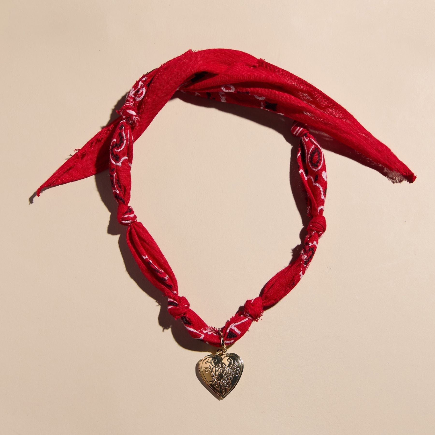 Red Bandana Necklace - I Bought a Yard Sale