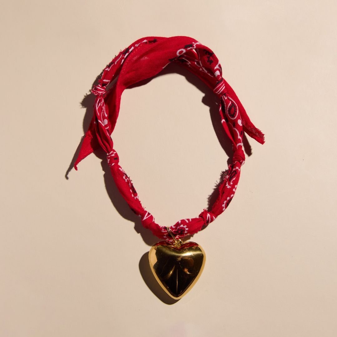 Red Bandana Necklace - I Bought a Yard Sale