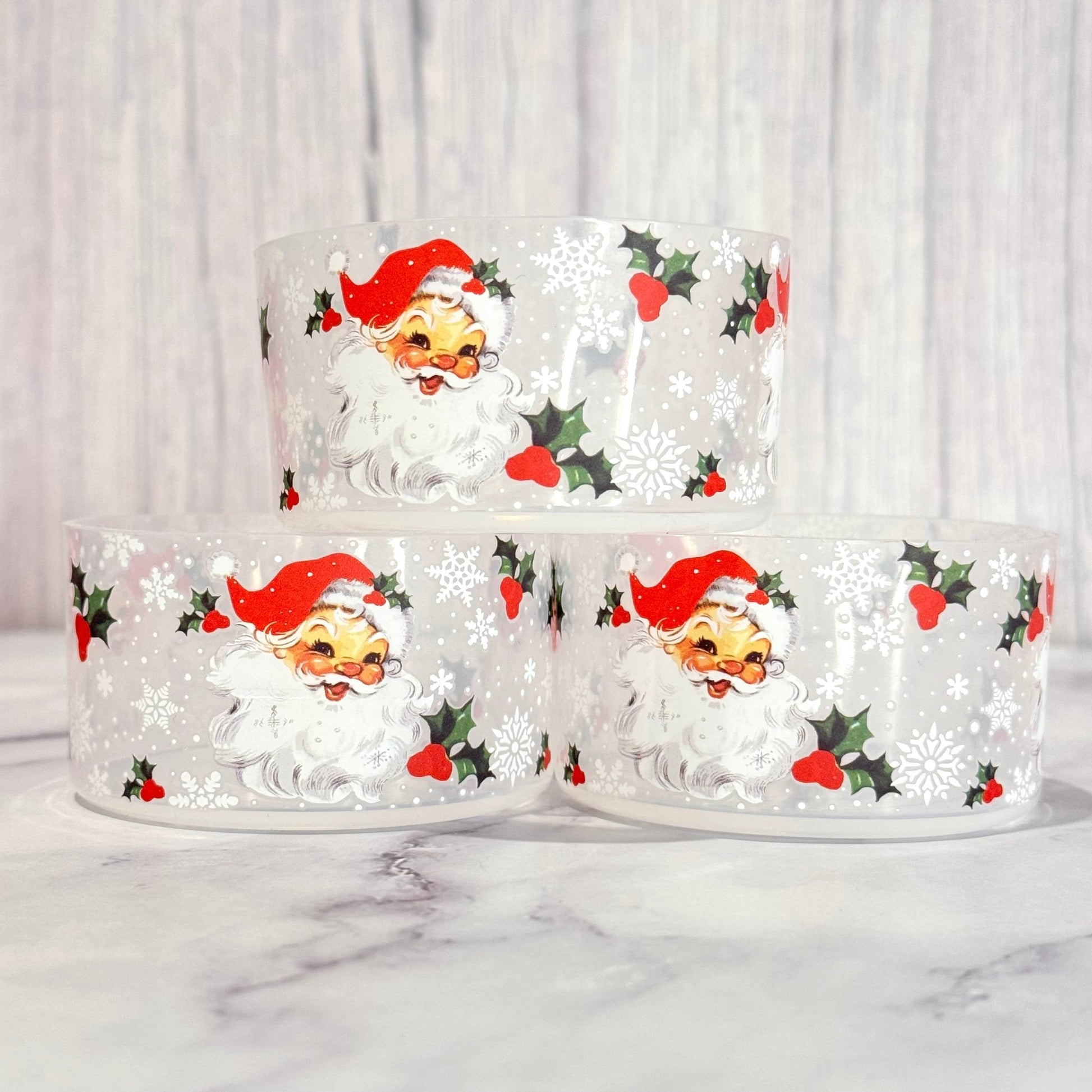 Red VINTAGE SANTA Tumbler Boot - I Bought a Yard Sale