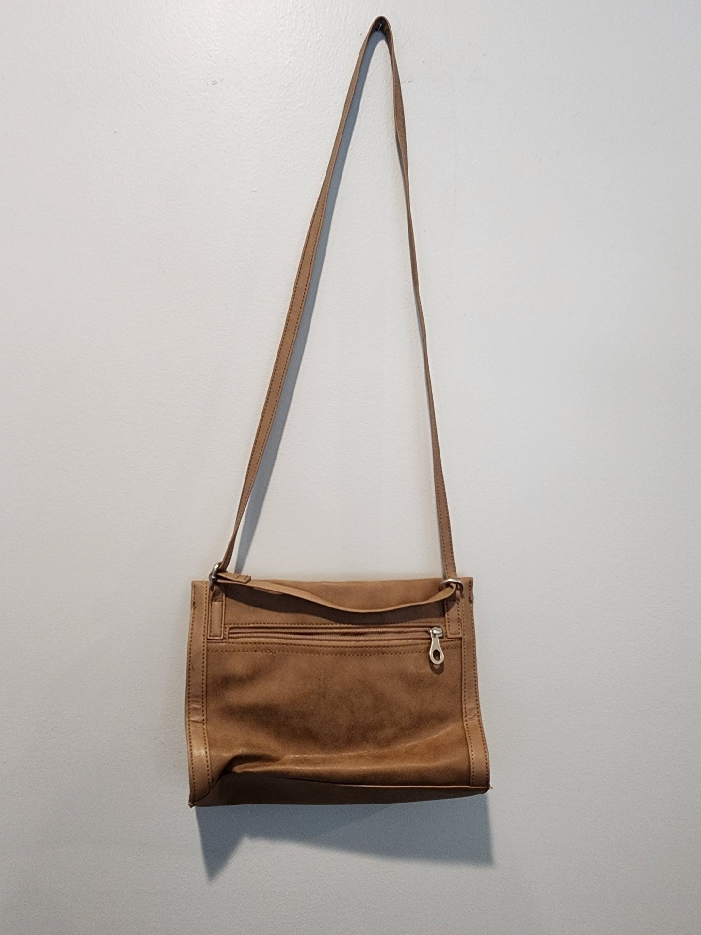 Relic Confetti Purse Shoulder Crossbody Bag 3 Zippers - Tassels Light Weight Brown - I Bought a Yard Sale