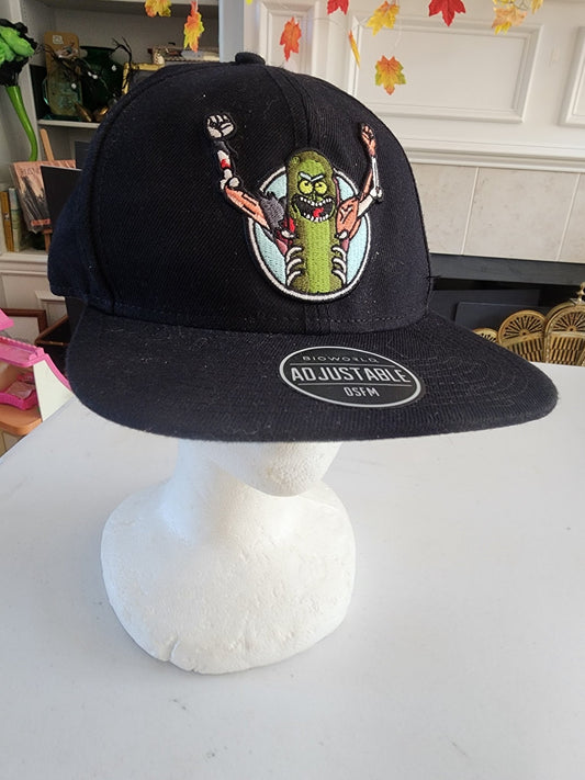 Rick & Morty Pickle Rick Snapback adjustable Hat Adult Swim Cartoon Network Bioworld in good condition never worn, mainly shelf wear. - I Bought a Yard Sale