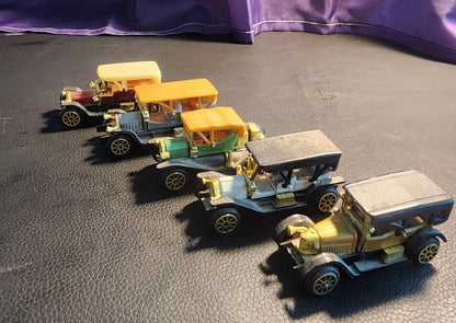 Red Rolls Royce Silver Ghost 1906 Made In Hong Kong Diecast No.302 ,304 ,305,306