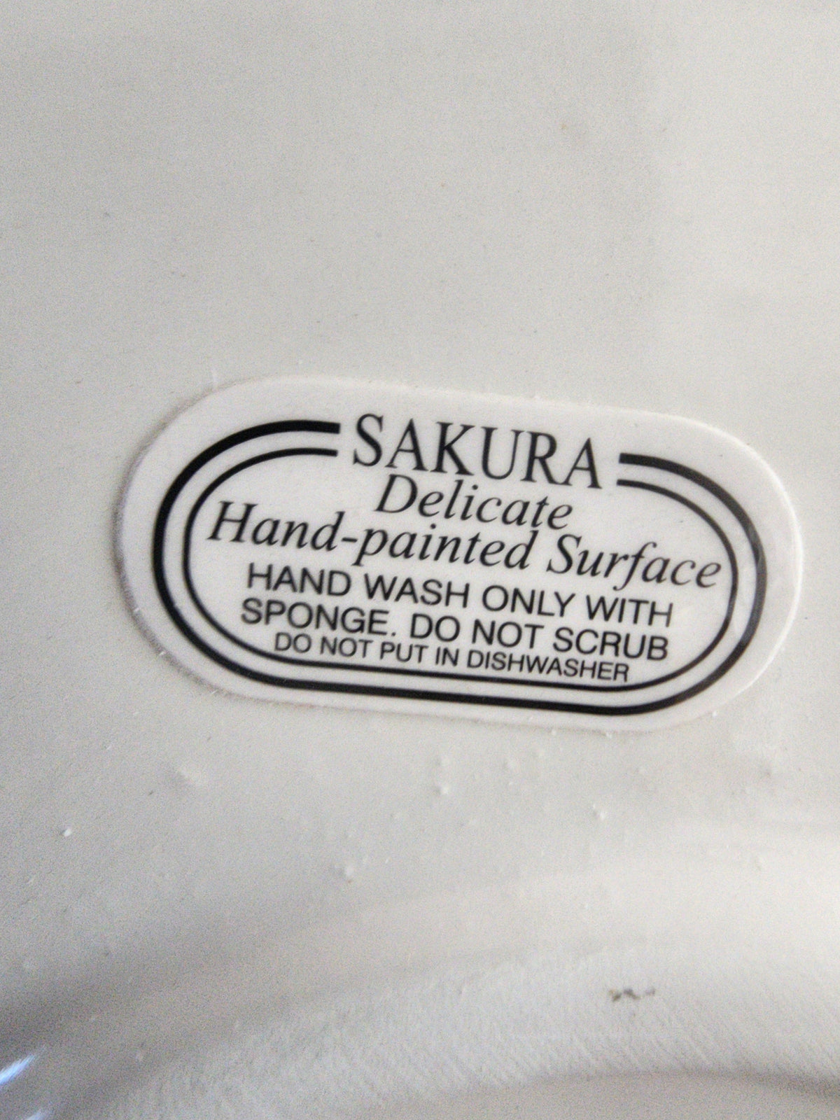 Sakura Warren Kimble Black White Fat Cat Trivet 9.75" Handpainted Stoneware, great for Country Farmhouse